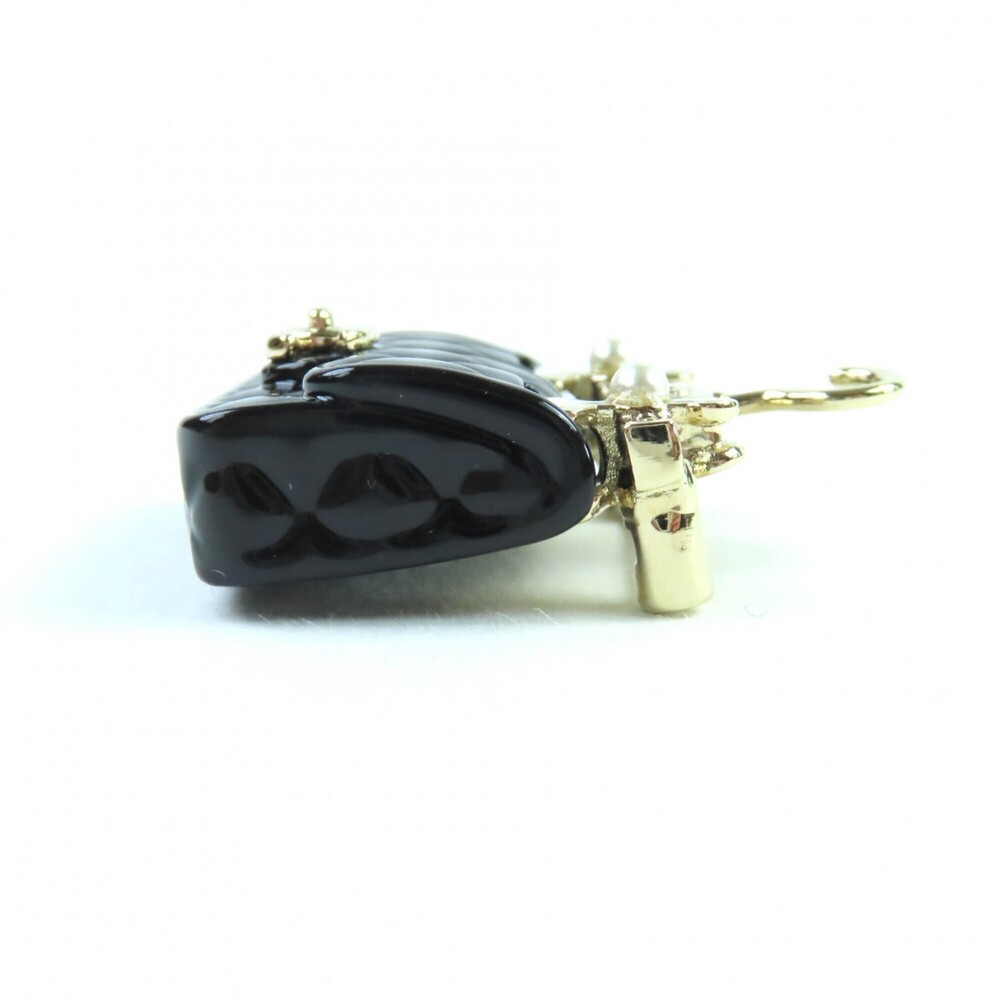 CHANEL Black Pearl Logo Brooch - Picture 5 of 8